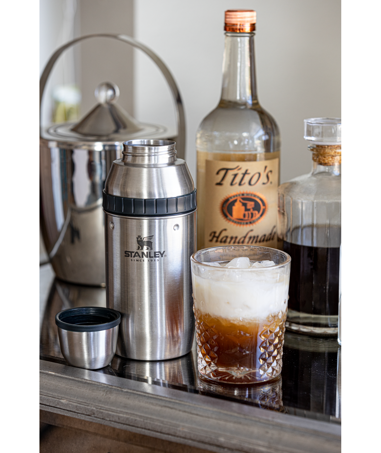 stanley-1913-adventure-happy-hour-cocktail-shaker-set-stainless-steel-with-glass image 8