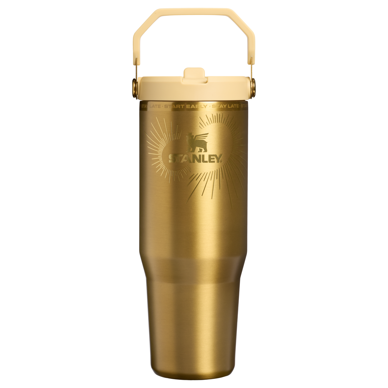 stanley-1913-messi-x-stanley-iceflow-flip-straw-tumbler-30-oz-gold-finish-insula image 1