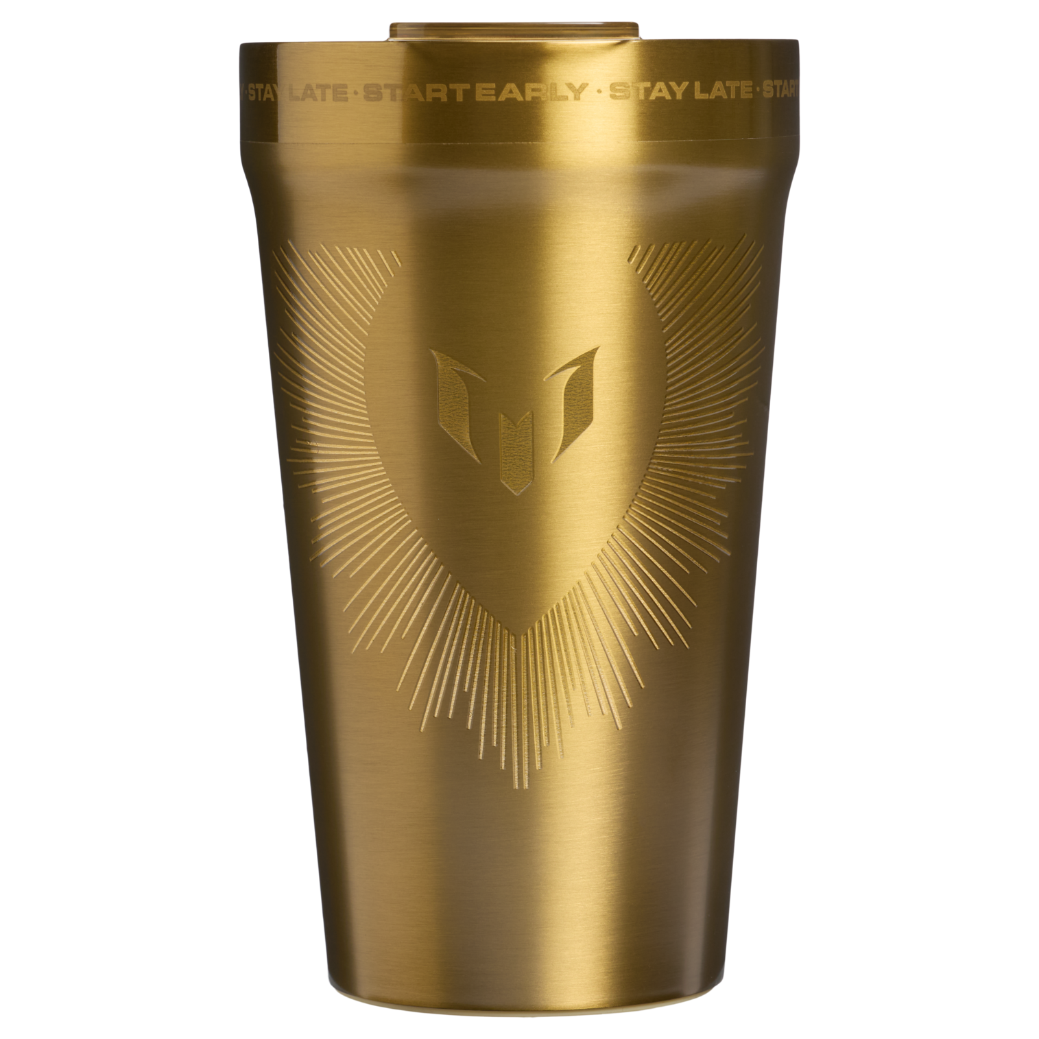 stanley-1913-messi-x-stanley-everyday-tumbler-16-oz-gold-finish-double-wall-vacu image 1