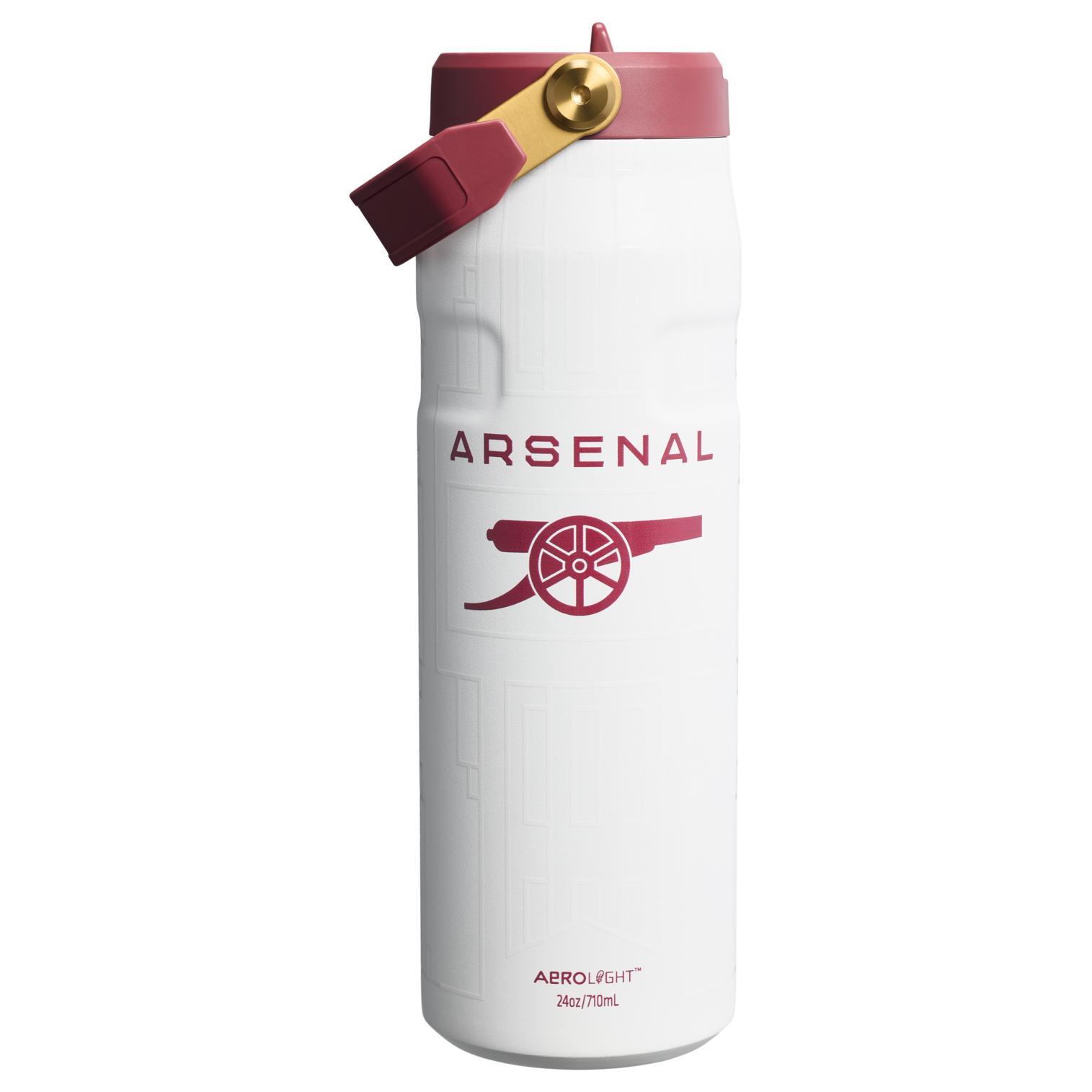 stanley-1913-x-arsenal-iceflow-bottle-flip-straw-2-0-24-oz-hydration-tumbler-wit image 2