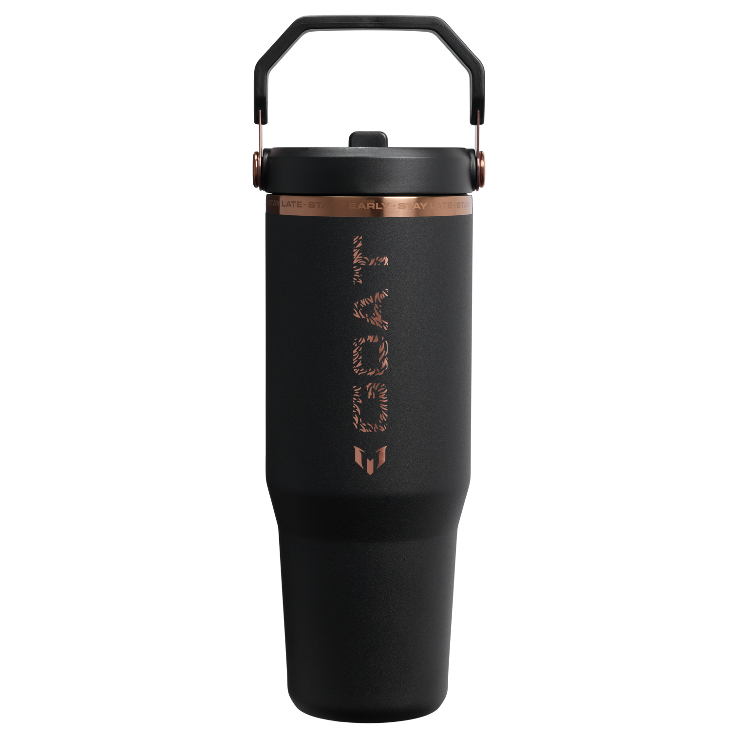 stanley-1913-messi-x-stanley-iceflow-flip-straw-tumbler-30-oz-gold-finish-insula image 2