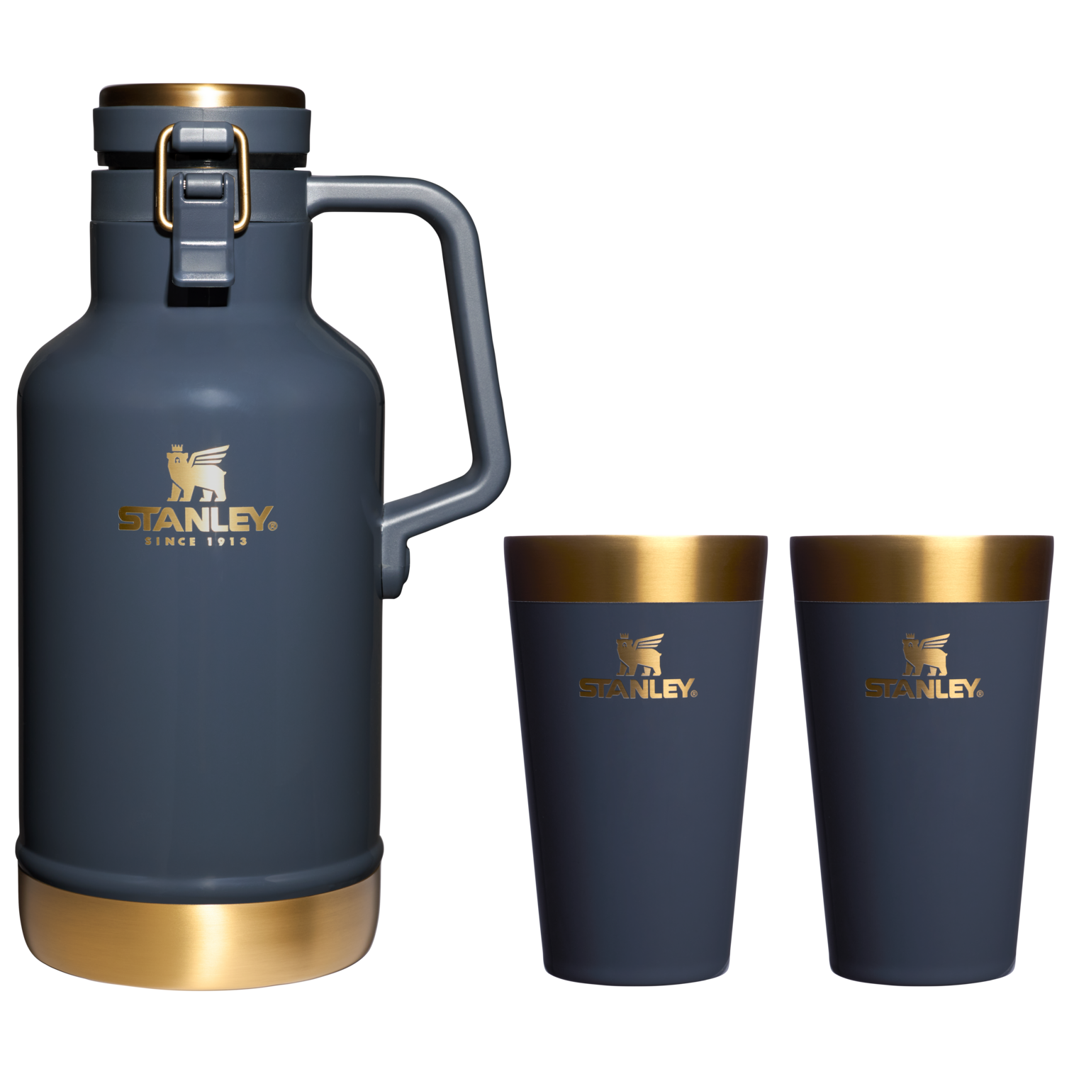 stanley-1913-the-stay-chill-growler-set-64-oz-16-oz image 1